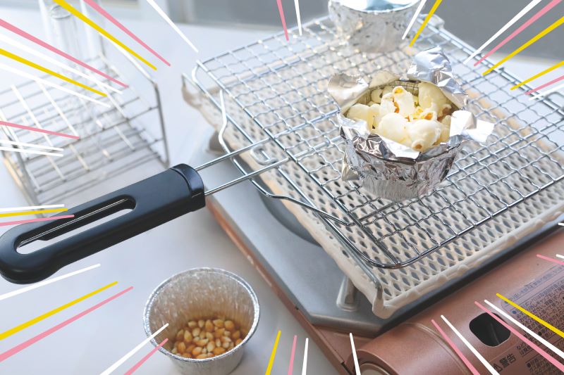 【実験工作教室】美味しい爆発を科学する！ ～ポップコーンづくり～