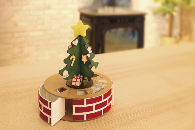 【ものづくりラボワークショップ】 クリスマスストレージボックス