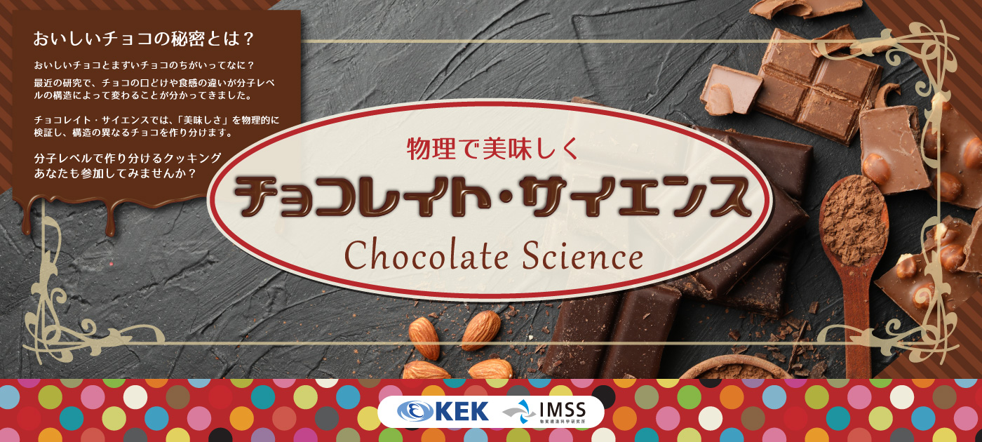 【特別ワークショップ】 チョコレイト・サイエンス