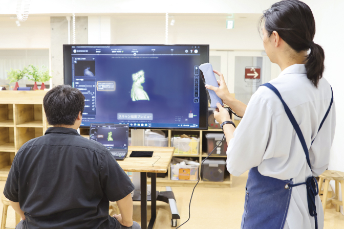 9月【ものづくりラボワークショップ】 3Dスキャナー×3Dプリンターで胸像づくり